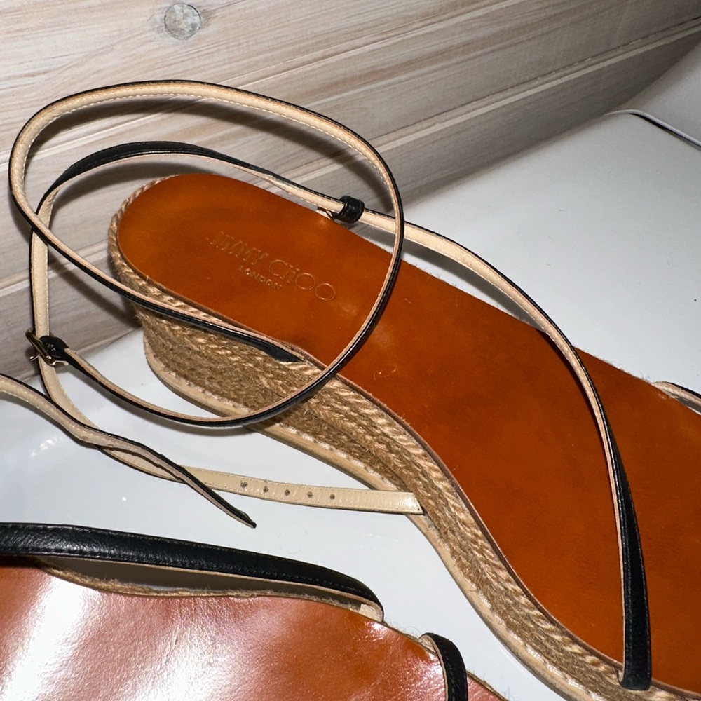 JIMMY CHOO ESPADRILLE SANDAL - Picture 5 of 6